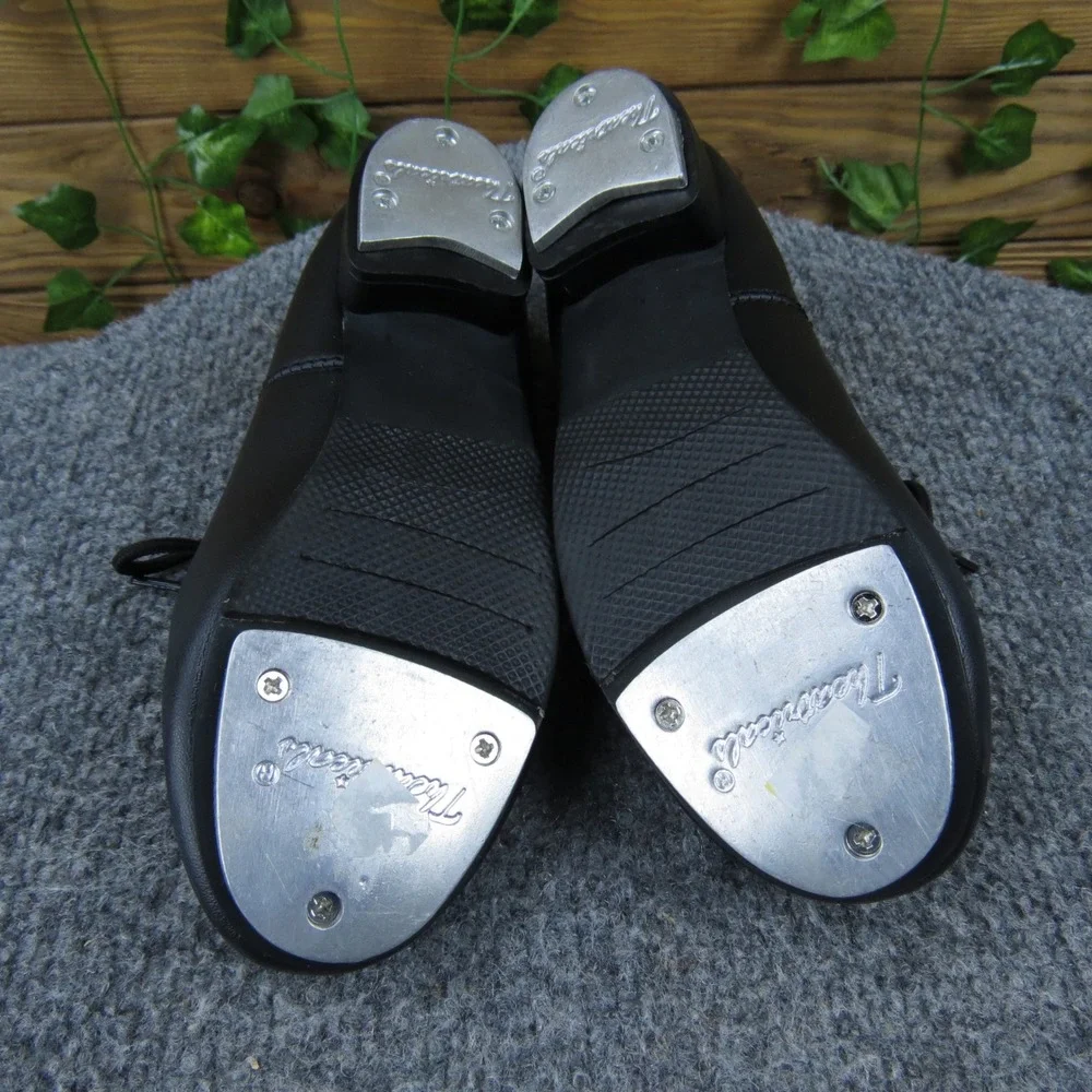 Theatricals Black Synthetic Toddler 11.5 Tap Shoes Lace-Up‎ Dance Shoe